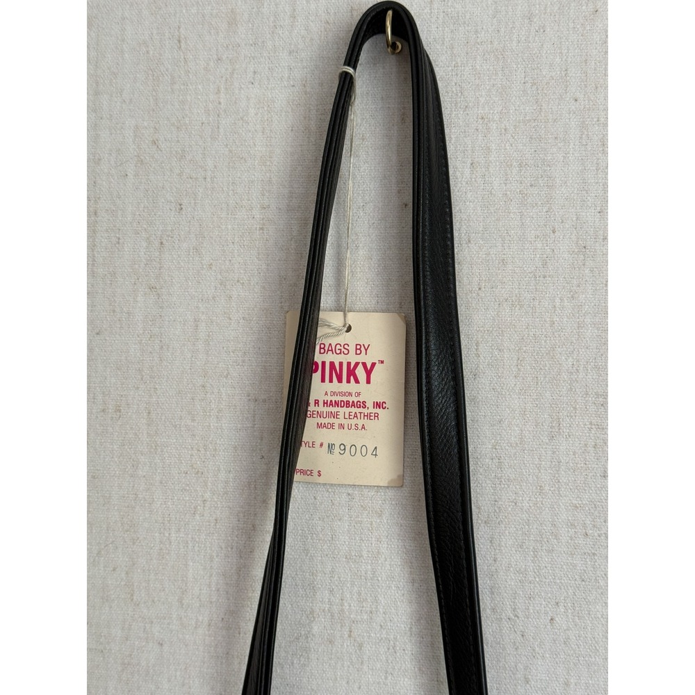Vintage Bags by Pinky Snakeskin Crossbody Bag Small Black Multi Leather Gold - Picture 2 of 8